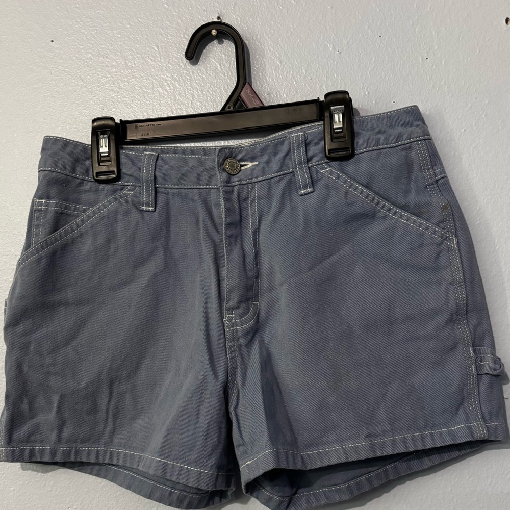 Dickies Blue Cargo Shorts Relaxed Fit Cotton